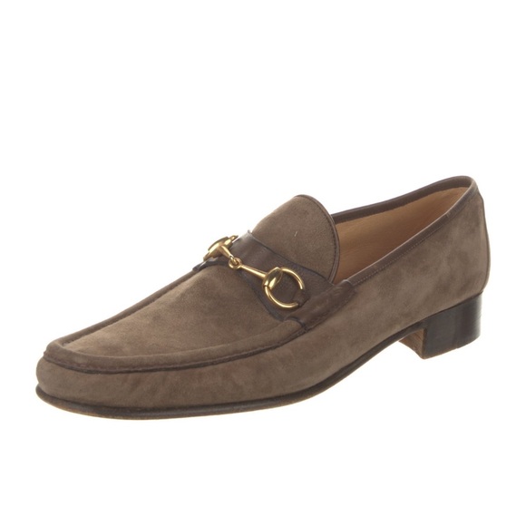Gucci Men’s Horsebit Accent Suede Loafers US sz12/IT47 - Picture 3 of 9